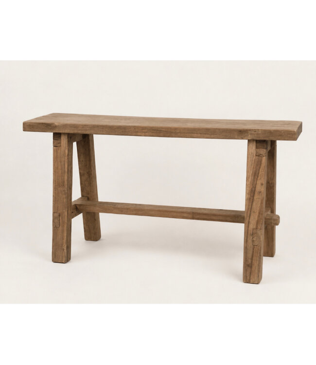 # Houten bankje - 80 x 24 x 46 cm - wordt niet verzonden/alleen afhalen
