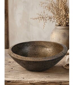 # Schaal - aardewerk - brown - ca. 35 x 10 cm