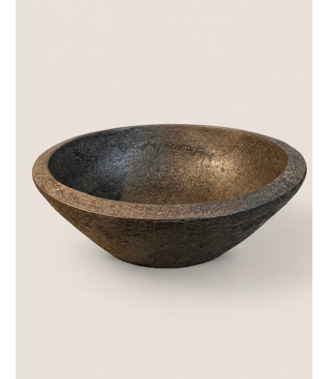 # Schaal - aardewerk - brown - ca. 35 x 10 cm