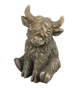 Countryfield @ Schotse hooglander zittend Yuki XL bruin-20,5x19,5x32,5CM