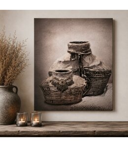 # Schilderij leemmanden - canvas - 40 x 50 cm