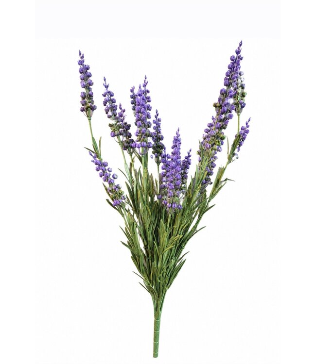 # Lavendel UV bestendig 76 bladeren en 19 bloemen - 45 cm