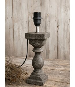 # Houten lampvoet (301) per stuk- 10 x 10 x 31 cm (40 cm incl. fitting) - excl. kap