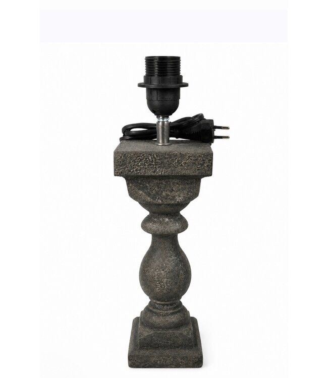# Houten lampvoet (301) per stuk- 10 x 10 x 31 cm (40 cm incl. fitting) - excl. kap