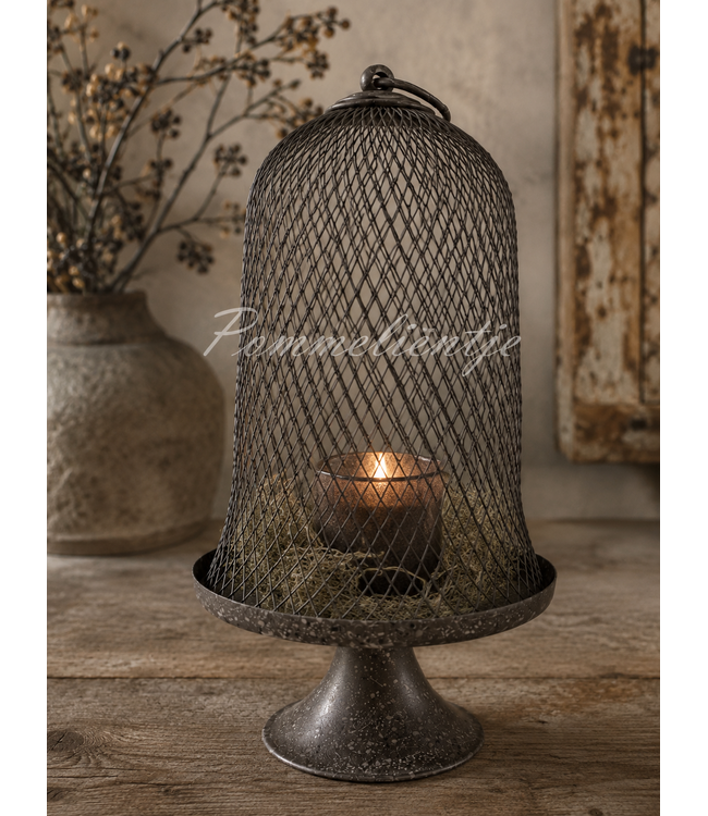 Countryfield # Stolp Roest op voet - 16 x 16 x 30 cm