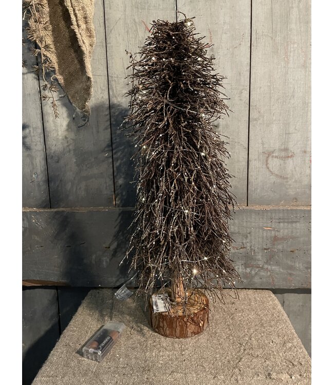 Kerstboom LED Timoi L bruin