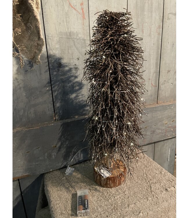 Kerstboom LED Timoi L bruin