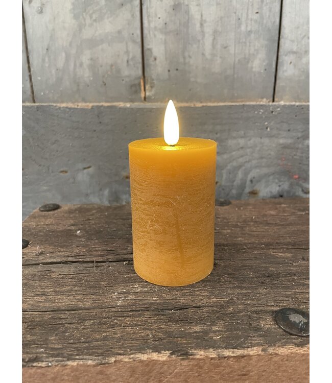 Countryfield # Stompkaars rustiek Ø5CM LED ro Lyon S amber-L5B5H10CM
