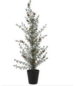 Countryfield LED kerstboom Cedrus M groen-12,5x12,5x84CM