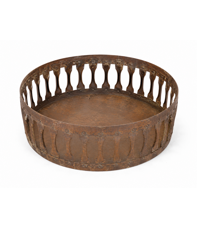 Metalen dienblad roest