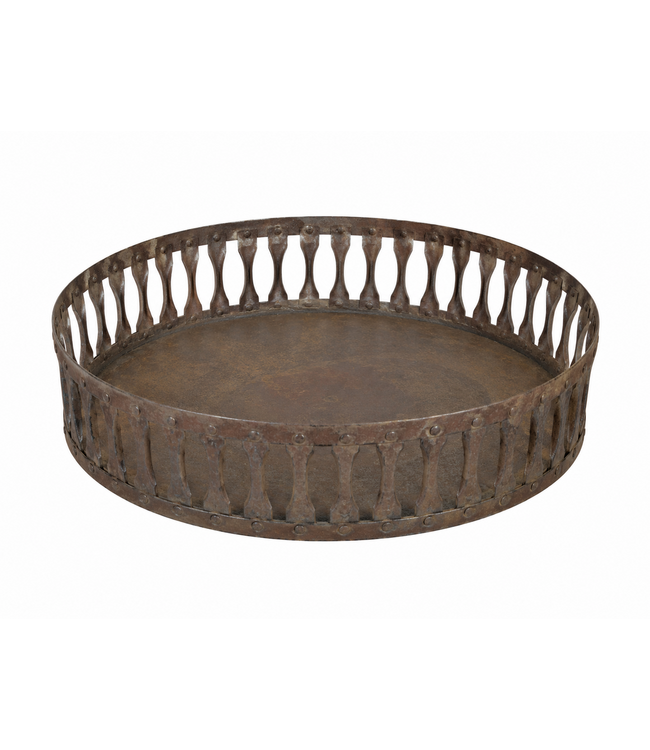 Metalen dienblad roest