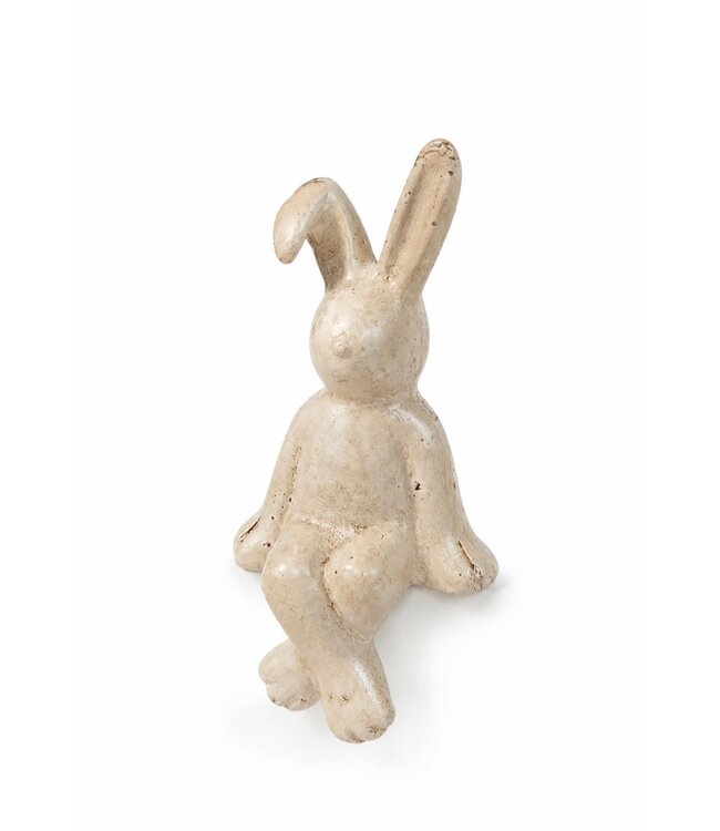 Aardewerk ornament bunny zittend S