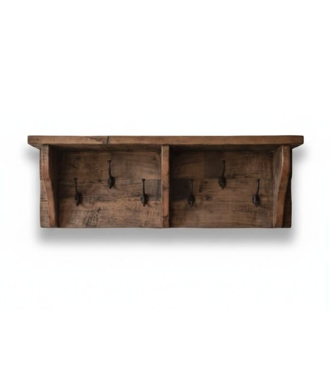 Houten kapstok - regaal - 120 cm  - alleen afhalen/wordt niet verzonden