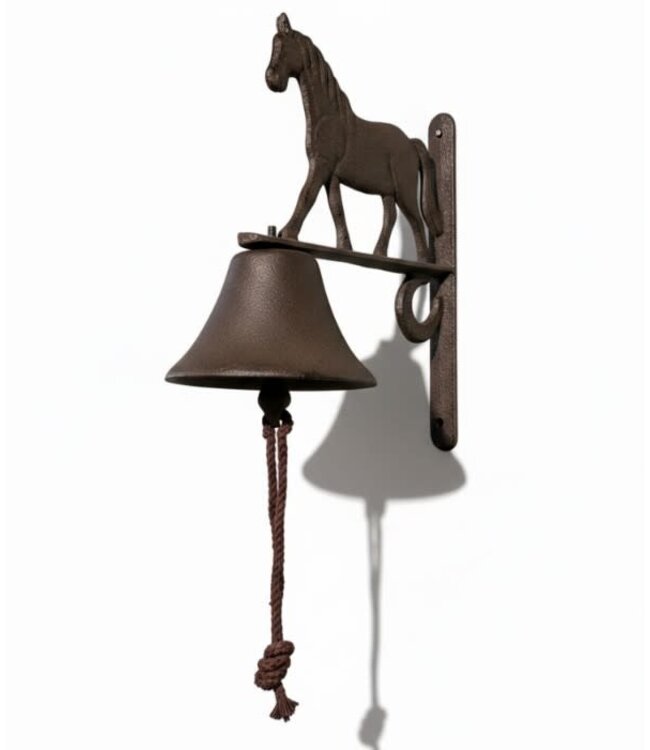 @ Deurbel Paard Iron gietijzer - ca. 22 x 27 cm