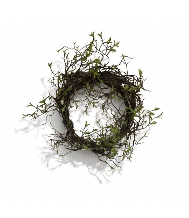 @ Twijgen krans S - ring ca. 30 cm - green/brown