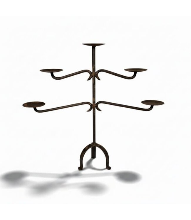 Kandelaar Ivy 5 arm - 58 × 17 × 61 cm