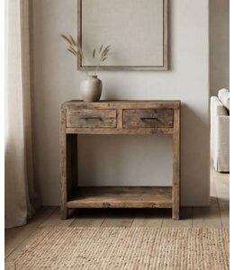 Truckbodywood sidetable Morris - 80 × 44 × 80 cm