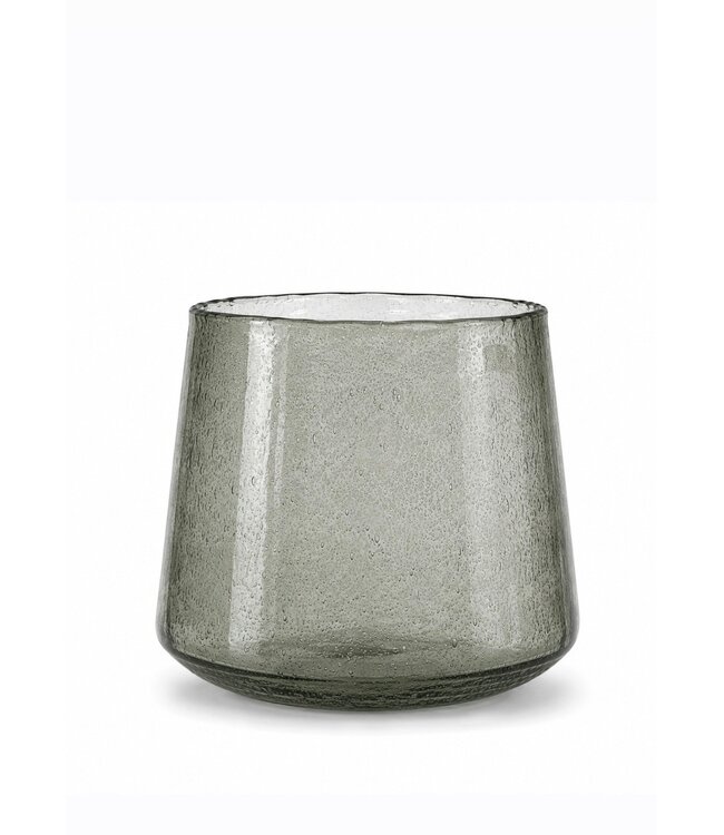 Countryfield Vaas - bubbelglas - taps - ca. 27 x 27 x 23 cm