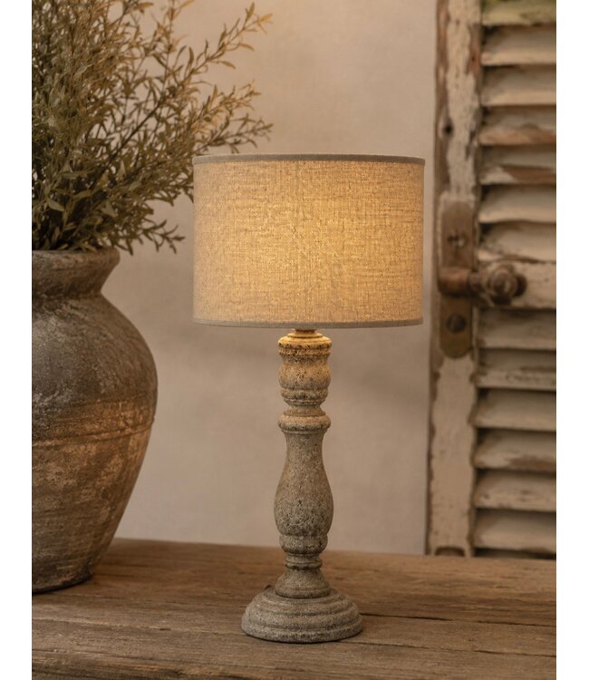 T004 - Shabby - KKL - lampenkap - Shabby - 20cm (excl. voet)
