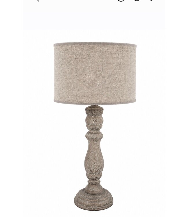 T004 - Shabby - KKL - lampenkap - Shabby - 20cm (excl. voet)
