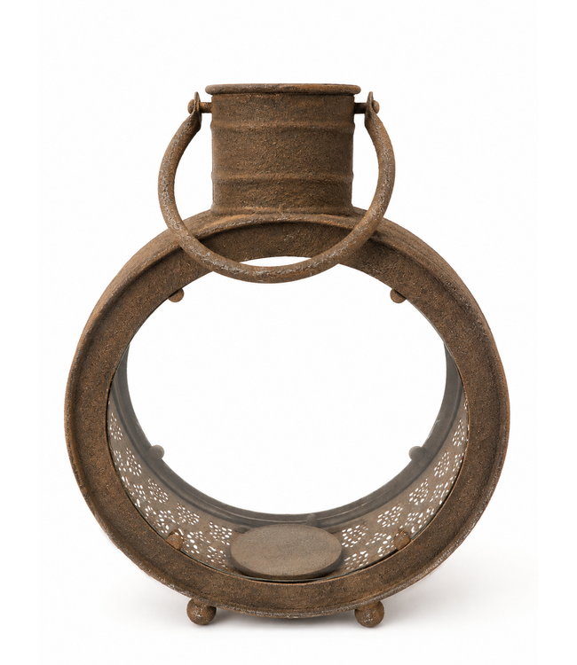 Countryfield Lantaarn ro Cedro roest-ca. 27 x 11 x 35 cm