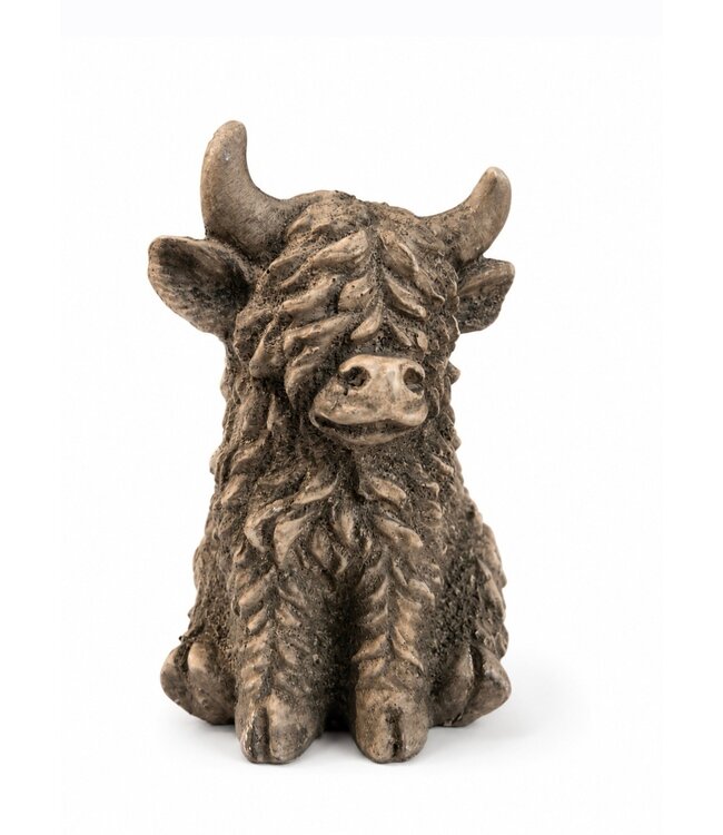 Countryfield @ Schotse hooglander zittend Yuki XS grijs-9,5x9,5x14CM