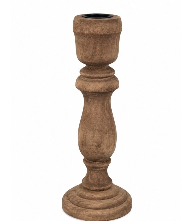 @ Kandelaar hout L 30 cm / 1061