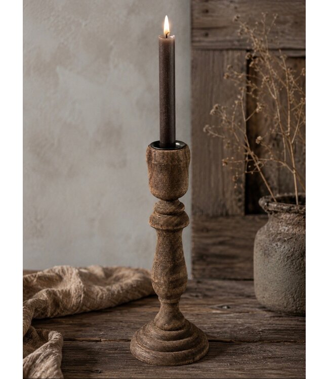 @ Kandelaar hout S 25 cm / 1062