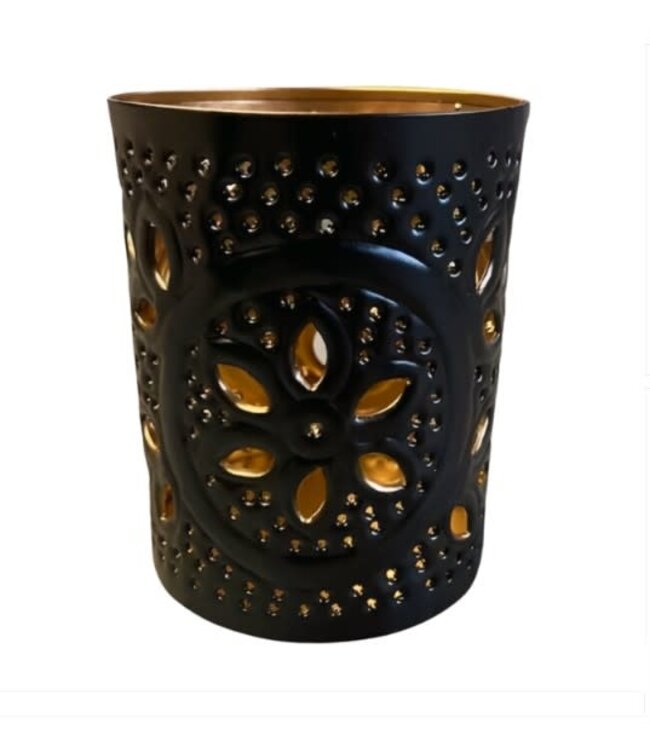 Iron candleh bl S D12H15cm