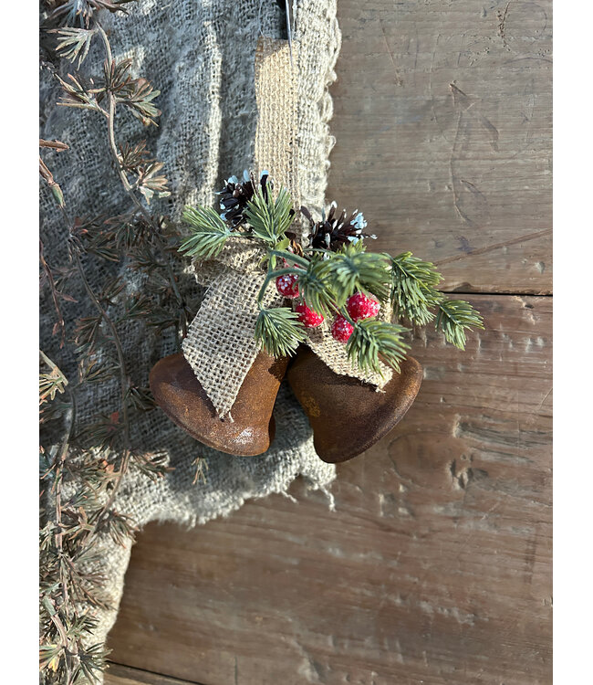 Kersthanger kerstbel Falk ro roest-L18B13H7CM