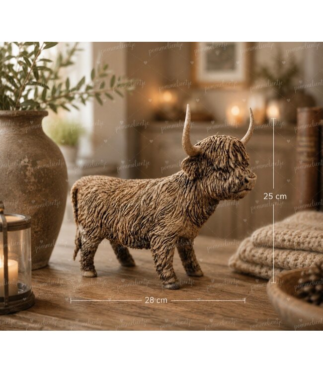 Countryfield @ Schotse hooglander Ulla M bruin-L30B12H25CM