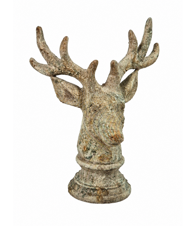Countryfield Hert op voet Gary S grijs-15,5x11,5x23,5CM