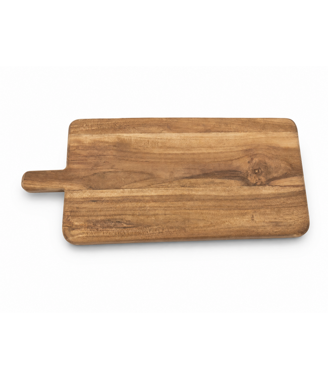 Houten plank met steel - ca. 60 x 25 cm