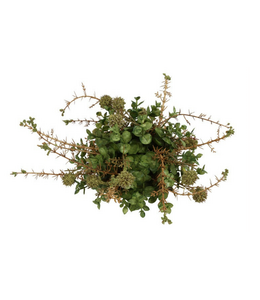 Countryfield Kunstdeco halve bol Biddle S groen-L30B30H15CM