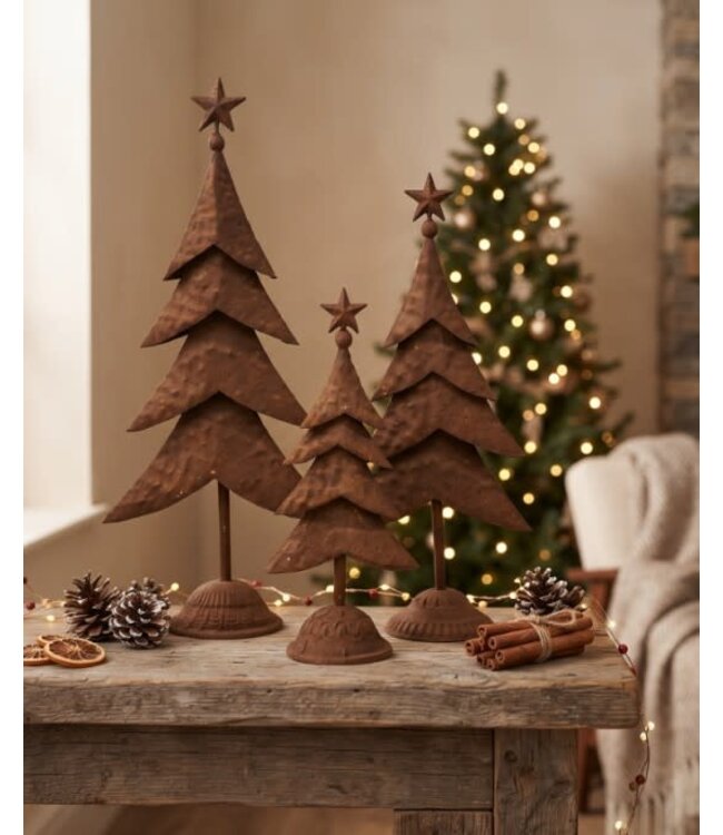 Metalen kerstboom rudolf  24.1*12.1*55.9CM - grootste per stuk