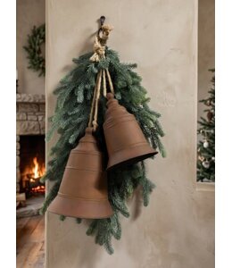 Metalen kerstbel 18.4*18.4*26.7CM - kleinste - per stuk