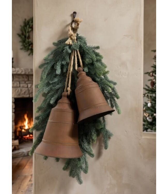 Metalen kerstbel 18.4*18.4*26.7CM - kleinste - per stuk