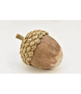Eikel bruin goud 9x9x12.5 cm