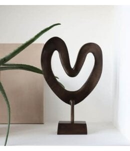 Deco Casa nova bronze L26 x B7 x H37 cm