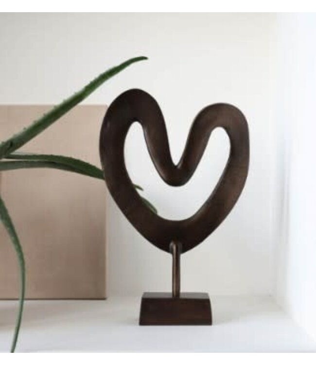 Deco Casa nova bronze L26 x B7 x H37 cm