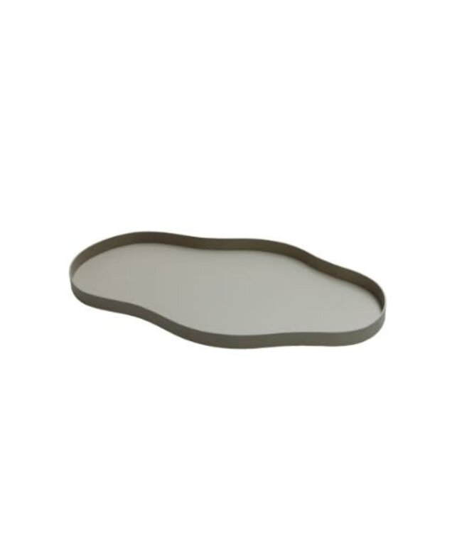 Dienblad Bauru S clay L44 x B25 x H2 cm