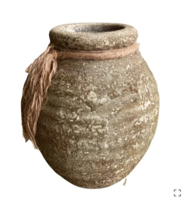 Vase mediteran rope D18H24cm