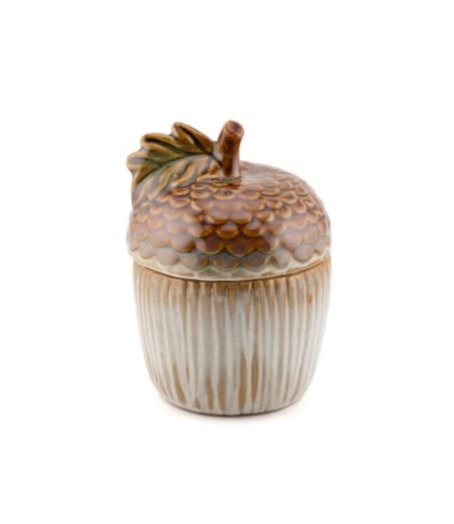 Aardewerk jar eikel Sylva M - 9,9x9,9x13,7cm