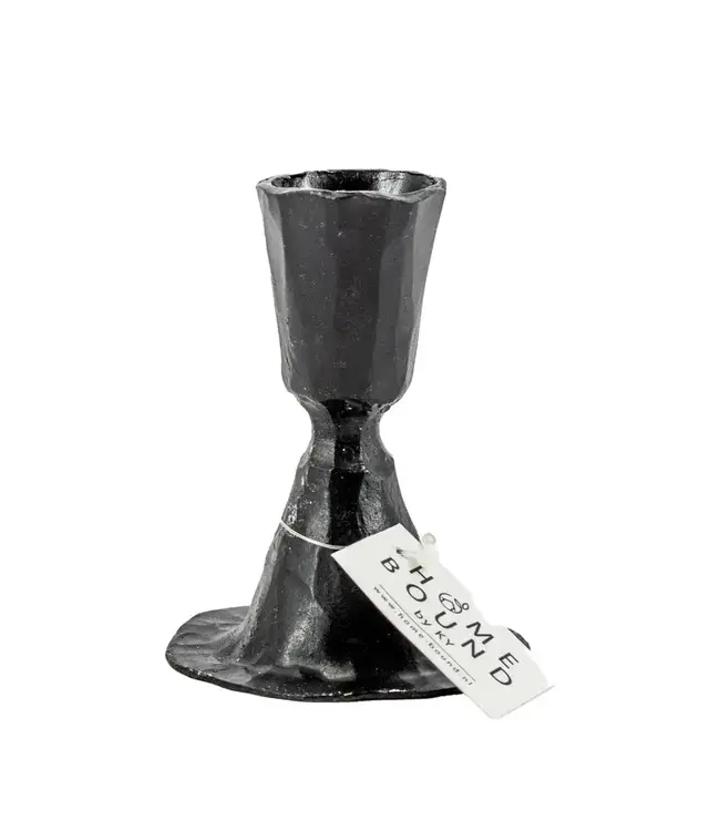 @ Kaarsenstandaard zwart - 7 x 8 cm