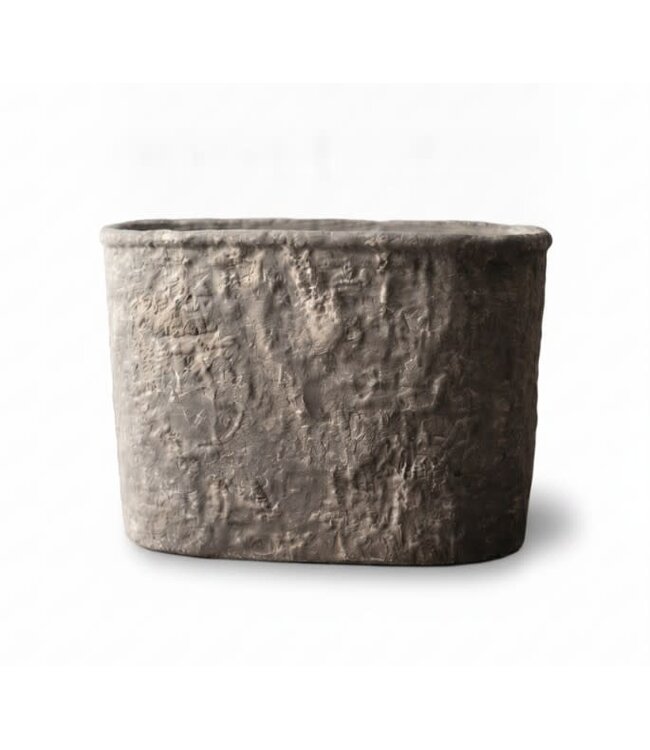 Vensterbankpot Harry M Grey - ca. 45 x 17 x 32 cm