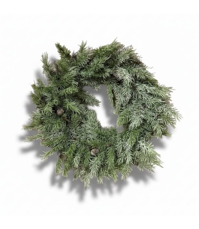 Ceder krans Real touch - ring 40 cm - ca. 70 cm buitenkant