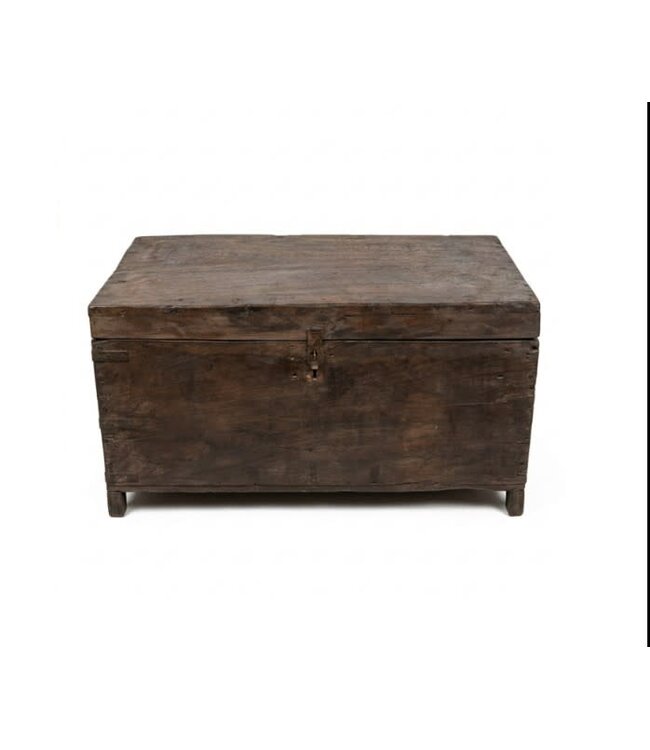Oud Indische bewaarkist - 75 × 45 × 40 cm