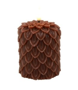 Countryfield Dennenkegel kaars ci Lyon S bordeaux-8,5x8,5x10CM