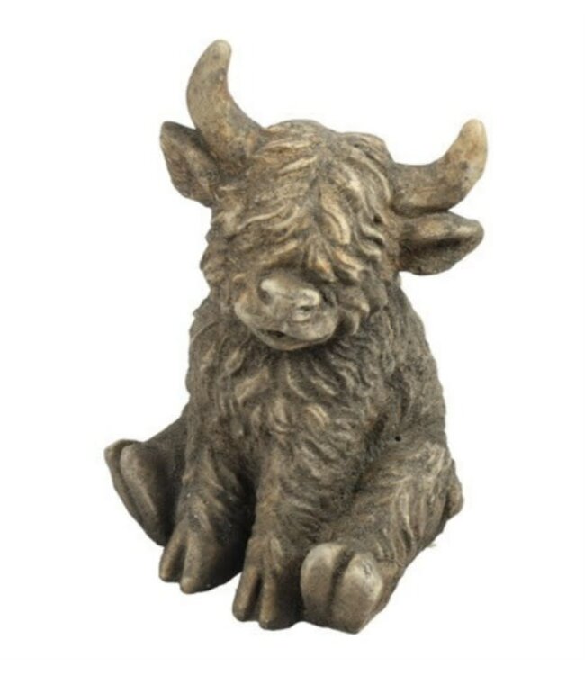 Countryfield @ Schotse hooglander zittend Yuki XL bruin-20,5x19,5x32,5CM