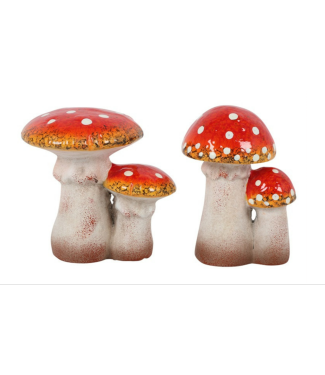 Countryfield @ wordt niet verzonden - Paddenstoel 2x Basil S a2 oranje-L11,5B9H10,5CM - per stuk
